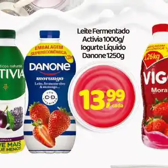 Lopes Supermercados Leite fermentado oferta