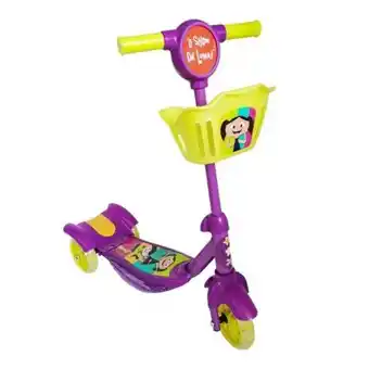 Patinete com luz o show da luna multikids - br1749