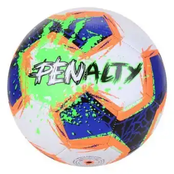 Ri Happy Bola de futebol de campo soft branca e azul giz xxi penalty oferta