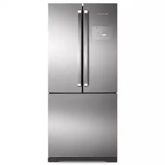 Carrefour Geladeira brastemp frost free side inverse 540 litros cor inox com ice maker bro80ak 220v oferta