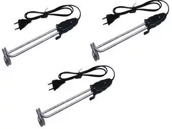 Carrefour Kit 3 aquecedor água ebulidor elétrico curto 1000w rabo quente 127v oferta