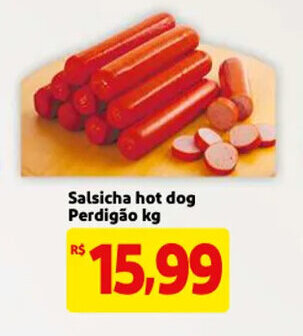 Mercado Extra Salsicha Hot Dog Perdigao 1kg oferta