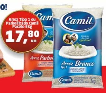 Tenda Atacado Arroz camil 5kg oferta