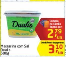 Margarina com sal dualis 500g