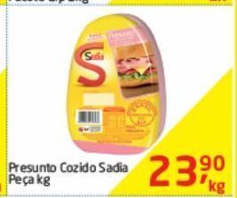 Presunto cozido sadia kg