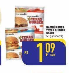Mercantil Rodrigues Hambúrguer texas burger seara oferta