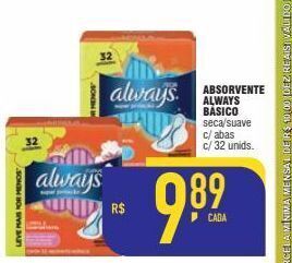 Mercantil Rodrigues Absorvente always básico oferta
