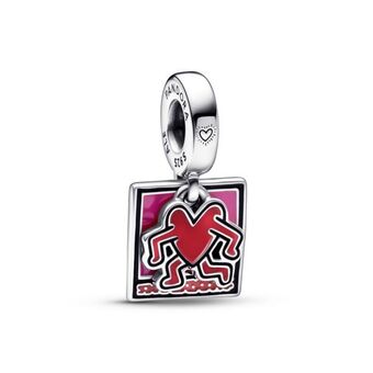 Pandora Charm pendente duplo coracao andante keith haring x pandora oferta