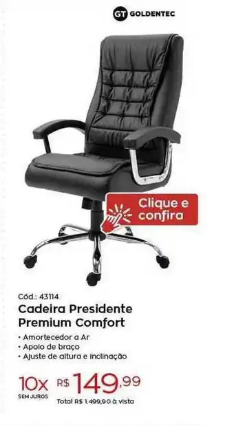 Ibyte Cadeira Cadeira Premium Comfort oferta