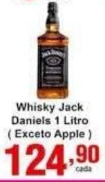Rossi Supermercado Whisky Jack Daniel's 1L oferta