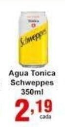 Rossi Supermercado Agua Tonica Schweppes 350ml oferta