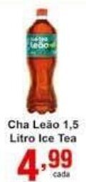 Rossi Supermercado Cha Leao 1.5L Ice Tea oferta