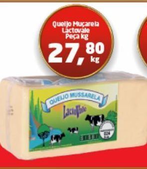 Tenda Atacado Queijo muçarela lactovale kg oferta