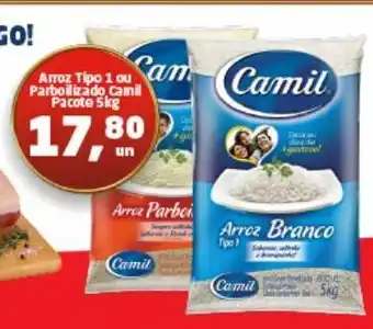 Tenda Atacado Arroz tipo 1 ou parbolizado camil 5kg oferta