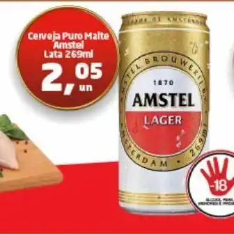 Tenda Atacado Cerveja amstel 269ml oferta
