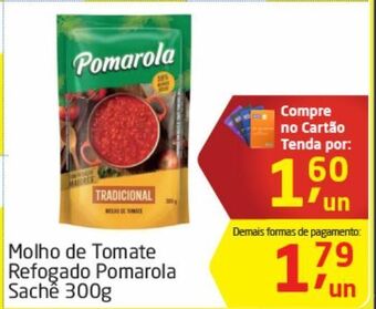Tenda Atacado Molho de tomate pomarola 300g oferta