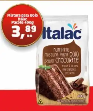 Tenda Atacado Mistura para bolo italac 400g oferta