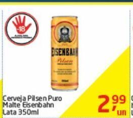 Tenda Atacado Cerveja pilsen puro malte eisenbahn 350ml oferta