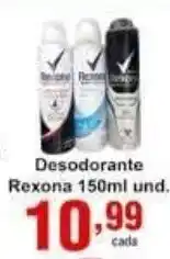 Rossi Supermercado Desodorante Rexona 150ml und. oferta