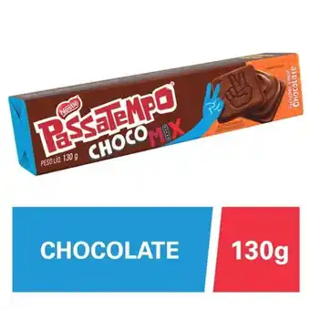 X Supermercados Biscoito chocomix chocolate passatempo 130g oferta