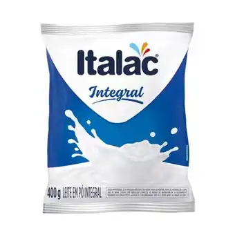 X Supermercados Leite em pó integral italac 400g oferta