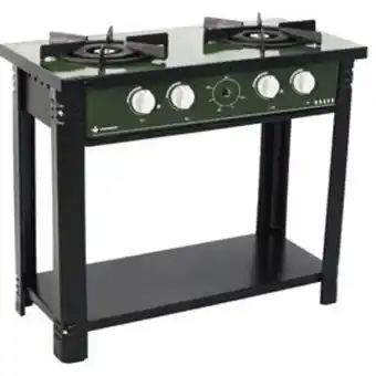 Lojas Certel Fogão industrial 2 bocas venâncio br2b espera forno gás glp verde oferta