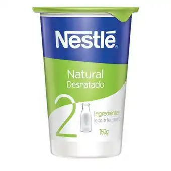 Supermercados Paraná Iogurte natural nestlé desnatado 160g oferta