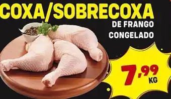 Bom Dia Coxa/ Sobrecoxa de frango congelado 1kg oferta