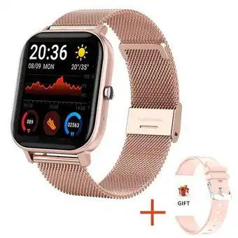 Carrefour Relógio inteligente smartwatch pk gts 2golden mesh belt oferta