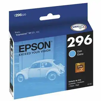 Carrefour Cartucho original epson 296 ciano - epson oferta