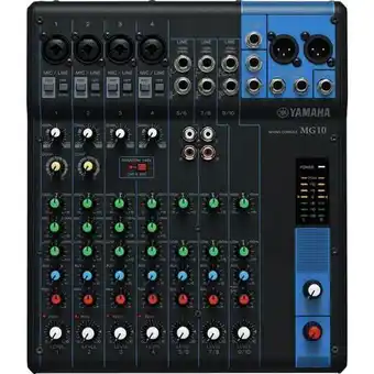 Carrefour Mesa de som analógica 10 canais 110v mg10 preta yamaha oferta