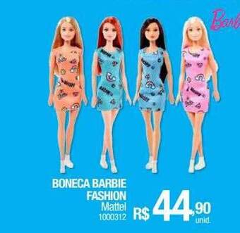 Milium Boneca barbie fashion mattel oferta