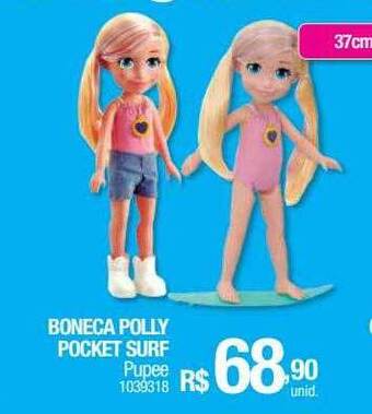 Boneca polly pocket surf pupee