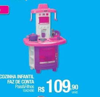 Milium Cozinha infantil faz de conta pais&filhos oferta