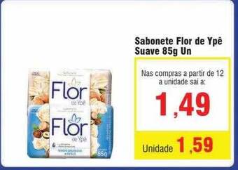 Spani Atacadista Sabonete flor de ypê suave oferta