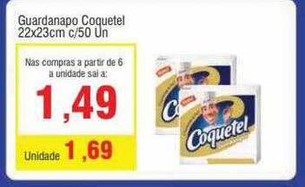 Spani Atacadista Guardanapo coquetel oferta