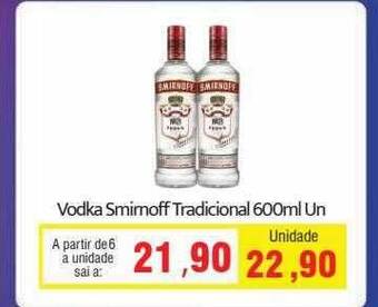 Spani Atacadista Vodka smirnoff tradicional oferta