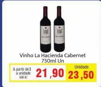 Spani Atacadista Vinho la haienda cabernet oferta