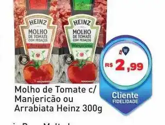 Tonin Superatacado Molho de tomate c- manjericão ou arrabiata heinz oferta