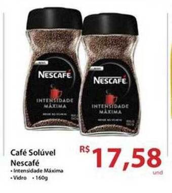 Café soluvel nescafé