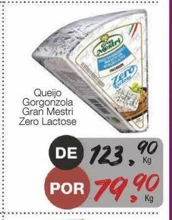 Supermercado Dalben Queijo gorgonzola gran mestri zero lactose oferta