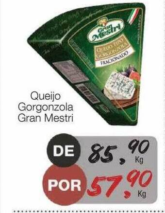 Supermercado Dalben Queijo gorgonzola gran mestri oferta