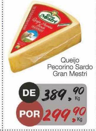 Supermercado Dalben Queijo pecorino sardo gran mestri oferta