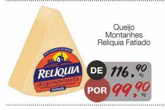 Supermercado Dalben Queijo montanhes reliquia fatiado oferta