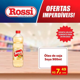 Rossi Supermercado Oleo de Soja Soya 900ml oferta