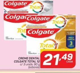 GBarbosa Creme dental colgate total 12 oferta