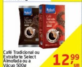 Tenda Atacado Café tradicional ou extraforte select 500g oferta