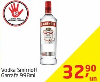 Tenda Atacado Vodka smirnoff 998ml oferta