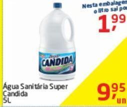 Tenda Atacado Água sanitária candida 5l oferta