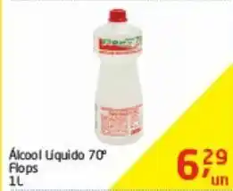 Tenda Atacado Álcool líquido 70° flops 1l oferta